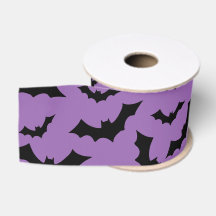 Paarse Vleermuizen Patroon, Halloween Vliegende Vl