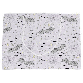 Paarse vleermuizen Spooky Schattige Genderneutraal Groot Cadeauzakje