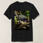 paarse vleermuizen t-shirt (Design voorkant)