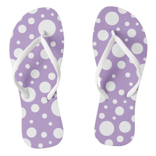 Paarse Vlekken Slippers Teenslippers (Voetbed)