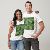 Paarse Vleugel Libellen T-shirt (Unisex)