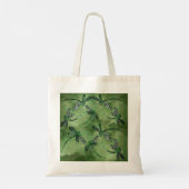 Paarse Vleugel Libellen Tote Bag (Achterkant)