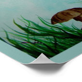 paarse vleugelvlieger poster (Hoek)