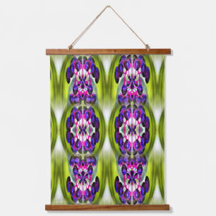 Paarse vlierbessen Natuur Abstract Hangend Wandkleed