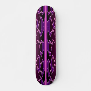 Paarse vliesskateboard skateboard