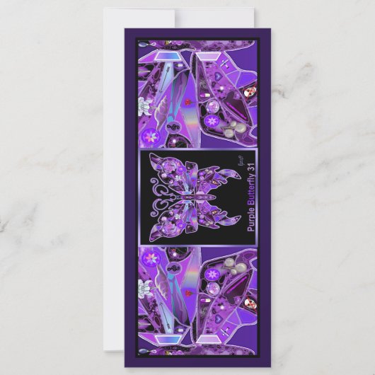 Paarse vlinder 31 aankondiging (Voorkant)