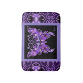 Paarse vlinder 31 badmat (Voorkant Verticaal)