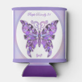 Paarse vlinder 31 blikjeskoeler (Achterkant)