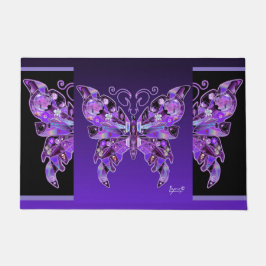 Paarse vlinder 31 deurmat