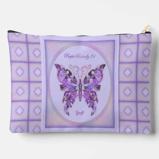 Paarse vlinder 31 etui (Achterkant)