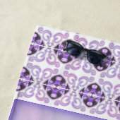 Paarse vlinder 31 keukenhanddoek strandlaken (In situ)