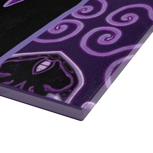 Paarse vlinder 31 Knipplank Snijplank (Hoek)