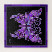 Paarse vlinder 31 legpuzzel (Horizontaal)