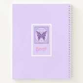 Paarse vlinder 31 Notitieboek (Achterkant)