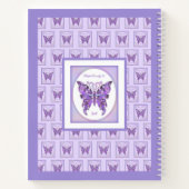Paarse vlinder 31 Notitieboek (Achterkant)