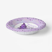 Paarse vlinder 31 papieren kommen (Gebogen)