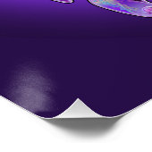 Paarse Vlinder 31 Perfect Poster (Hoek)