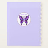 Paarse vlinder 31 planner (Achterkant)