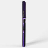 Paarse vlinder 31 samsung galaxy hoesje (Rechterkant)