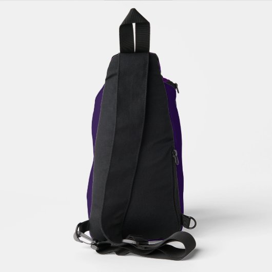 paarse vlinder 31 sling bag (Achterkant)
