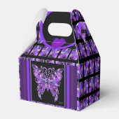 Paarse vlinder 31 Vierbox Bedankdoosjes (Achterkant)