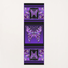 Paarse vlinder 31 yogamat