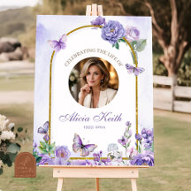 Paarse Vlinder Bloem Graf Welkom Bord