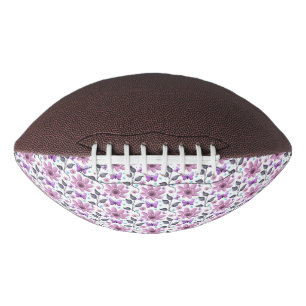 Paarse Vlinder Bloemmotief Cute Cottagecore American Football
