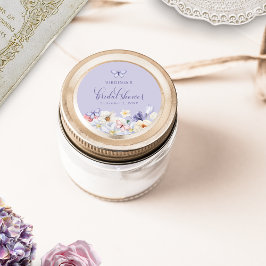 Paarse Vlinder Bruidsfeest Sticker