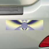 Paarse vlinder bumpersticker (Op auto)