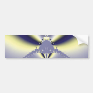 Paarse vlinder bumpersticker