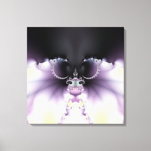 Paarse vlinder canvas afdruk (Voorkant)