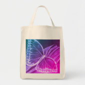 Paarse vlinder Canvas tas (Voorkant)