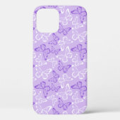 Paarse vlinder Case-Mate iPhone case (Achterkant)