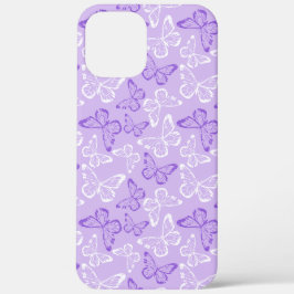 Paarse vlinder Case-Mate iPhone case