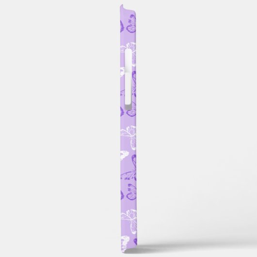 Paarse vlinder Case-Mate iPhone case (Achterkant / Links)