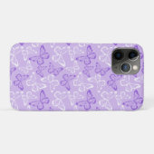 Paarse Vlinder Case-Mate iPhone Case (Achterkant (horizontaal))