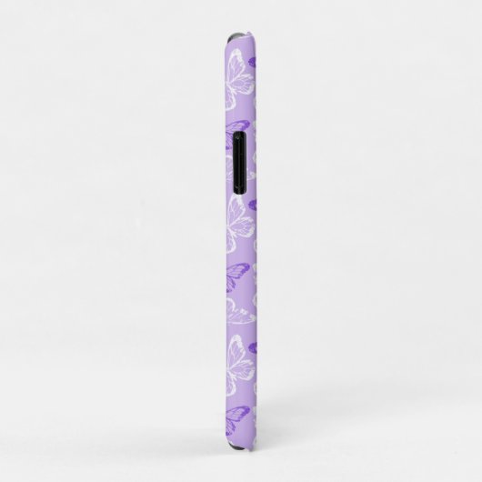 Paarse Vlinder Case-Mate iPhone Case (Achterkant/rechts)