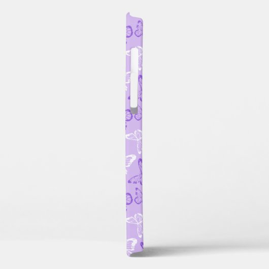Paarse vlinder Case-Mate iPhone case (Achterkant / Links)