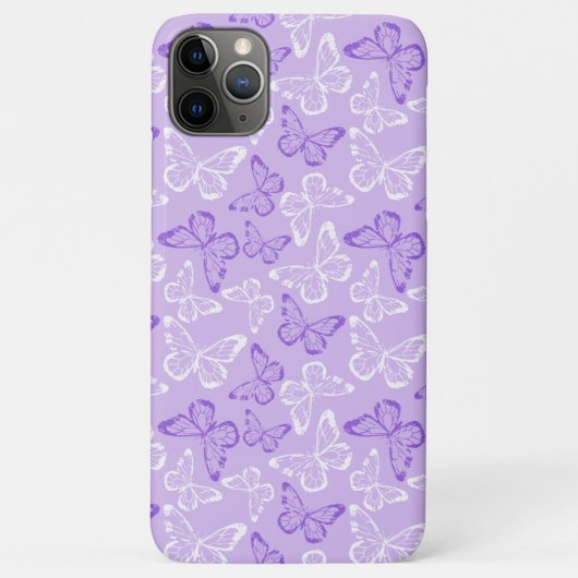 Paarse Vlinder Case-Mate iPhone Case (Achterkant)