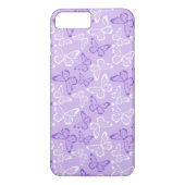 Paarse vlinder Case-Mate iPhone case (Achterkant)