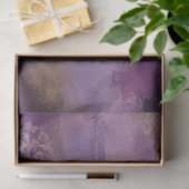 Paarse Vlinder Decoupage Damast Abstracte Kunst Tissuepapier (Geschenk)
