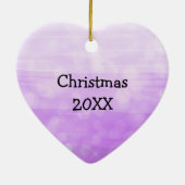  Paarse vlinder en Heart Mandala Keramisch Ornament (Achterkant)