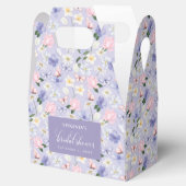 Paarse Vlinder Favor Doos Bedankdoosjes (Geopend)