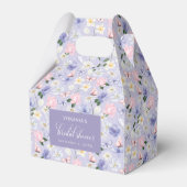 Paarse Vlinder Favor Doos Bedankdoosjes (Voorkant Zijde)