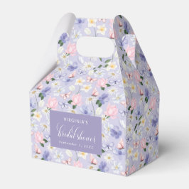 Paarse Vlinder Favor Doos Bedankdoosjes