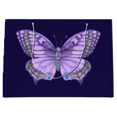 Paarse vlinder groot cadeauzakje (Voorkant)