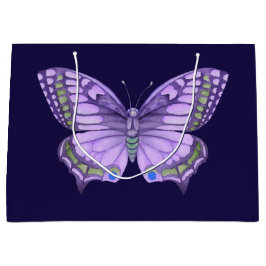 Paarse vlinder groot cadeauzakje