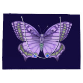 Paarse vlinder groot cadeauzakje (Achterkant)