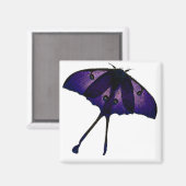 Paarse vlinder in de voorjaarstuin Natuur Foto Magneet (Voorkant / Achterkant)